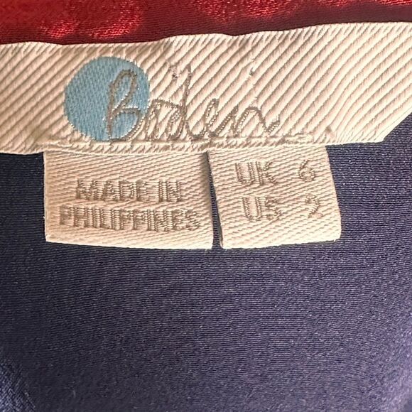 Boden Constance Long Sleeve Semi Sheer Silk Blouse Size 2 📦 - Picture 7 of 8